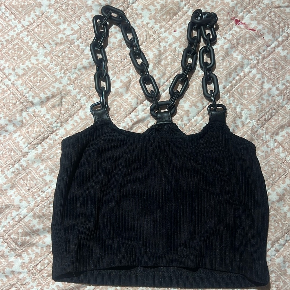 Black Crop Top